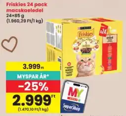 Interspar Friskies macskaeledel ajánlat