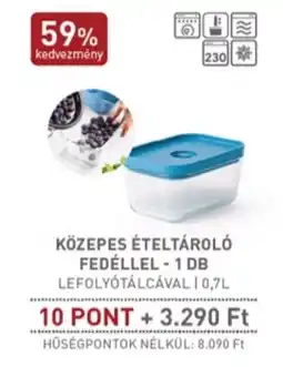 Interspar Közepes ételtároló fedéllel ajánlat