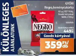 Goods Market Gyori Negro keménycukorka ajánlat
