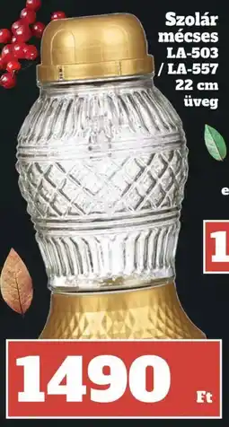 Family Diszkont Szolár mécses ajánlat
