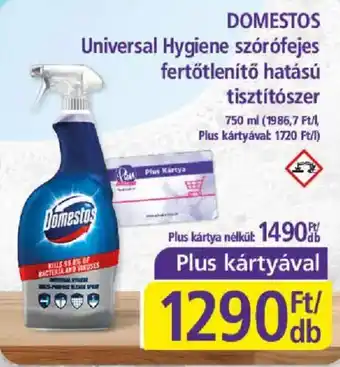 Domestos universal hygiene szórófejes fertőtlenítő hatású tisztítószer