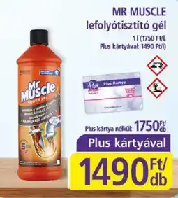 PlusMarket Mr Muscle lefolyótisztító gél ajánlat
