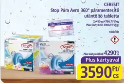 PlusMarket Ceresit stop pára aero 360 páramentesítő utántöltő tabletta ajánlat