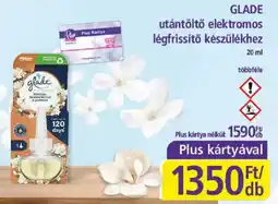 PlusMarket Glade utántöltő elektromos légrfrissítő készülékhez ajánlat