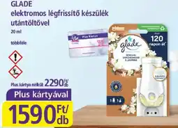 PlusMarket Glade elektromos légréfrissítő készülék ajánlat