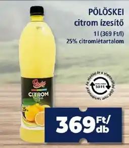 Goods Market Pölöskei citrom ízesítő ajánlat