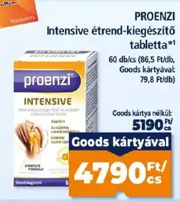 Goods Market proenzi intensive étrend-kiegészítő tabletta ajánlat