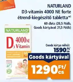 Goods Market naturland d3-vitamin 4000 ne forte ajánlat