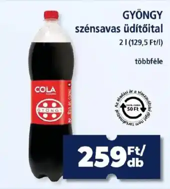 Gyöngy szénsavas üdítőital
