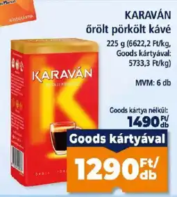 Goods Market Karaván őrölt pörkölt kávé ajánlat