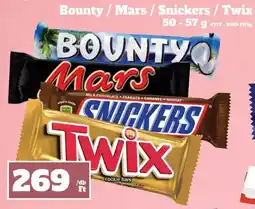 Family Diszkont Bounty mars snickers twix ajánlat