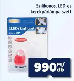 Goods Market Lifetime LED szilikonos LED-es kerékpárlámpa szett ajánlat