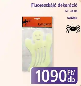 Halloween fluoreszkáló dekoráció