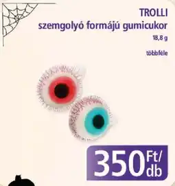 PlusMarket Trolli szemgolyó formájú gumicukor ajánlat