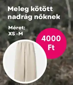 Pepco Meleg kötött nadrág nőknek ajánlat