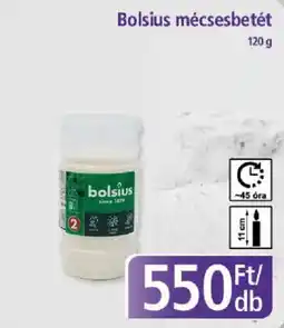 PlusMarket Bolsius mécsesbetét ajánlat