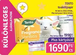 PlusMarket Tento toalettpapír ajánlat