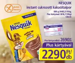 PlusMarket Nesquik instant cukrozott kakaóitalpor ajánlat