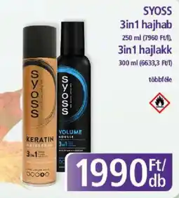 PlusMarket Syoss 3in1 hajhab ajánlat