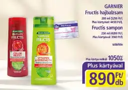 PlusMarket Garnier fructis hajbalzsam ajánlat