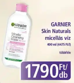 PlusMarket Garnier skin naturals micellás víz ajánlat