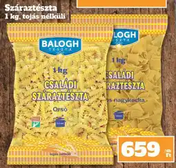 Family Diszkont Balogh száraztészta ajánlat
