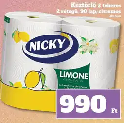 Family Diszkont Nicky kéztörlő ajánlat