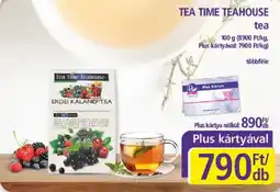 PlusMarket Tea Time Teahouse erdei kaland tea ajánlat
