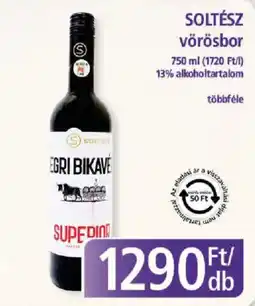 PlusMarket Soltész vörösbor ajánlat