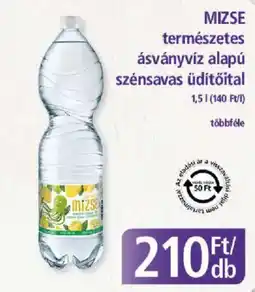 PlusMarket Mizse természetes ásványvíz alapú szénsavas üdítőital ajánlat