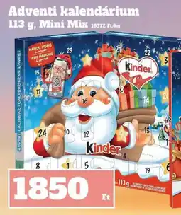 Family Diszkont Kinder adventi kalendárium ajánlat
