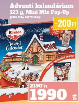 Family Diszkont Kinder adventi kalendárium ajánlat