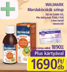 PlusMarket Walmark marslakócskák szirup ajánlat