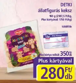 PlusMarket Detki állatfigurás keksz ajánlat