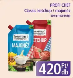 PlusMarket Profi Chef classic ketchup / majonéz ajánlat
