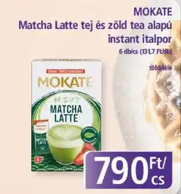 PlusMarket Mokate matcha latte ajánlat