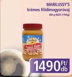 PlusMarket Marilussy's krémes földimogyoróvaj ajánlat