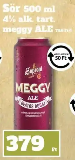 Family Diszkont Soproni meggy ale ajánlat