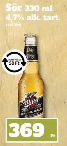 Family Diszkont Miller Sör ajánlat