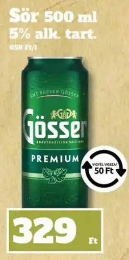 Family Diszkont Gösser premium ajánlat