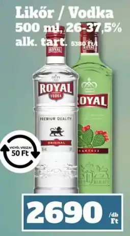 Family Diszkont Royal vodka ajánlat