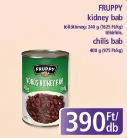 PlusMarket Fruppy kidney bab ajánlat