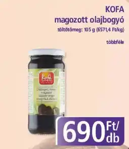 PlusMarket Kofa magozott olajbogyó ajánlat