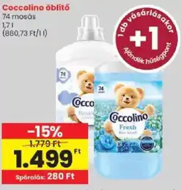 Spar Coccolino öblítő ajánlat