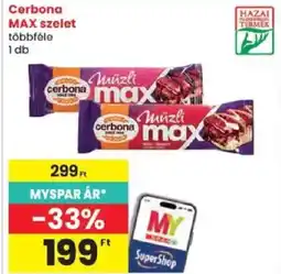 Spar Cerbona max szelet ajánlat