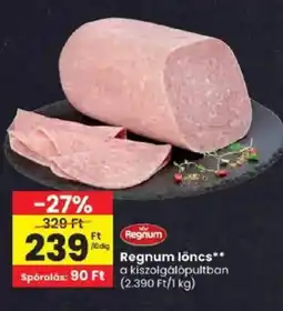 Spar Regnum löncs ajánlat