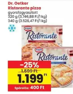 Spar Dr. Oetker Ristorante pizza ajánlat