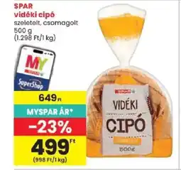 Spar Spar vidéki cipó ajánlat