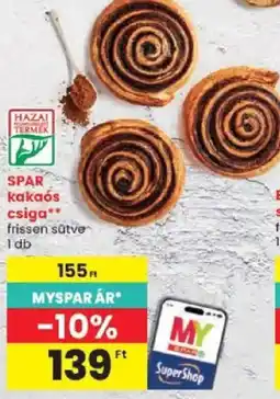 Spar Spar kakaós csiga ajánlat