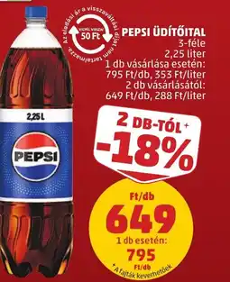 PENNY Pepsi üdítőital ajánlat